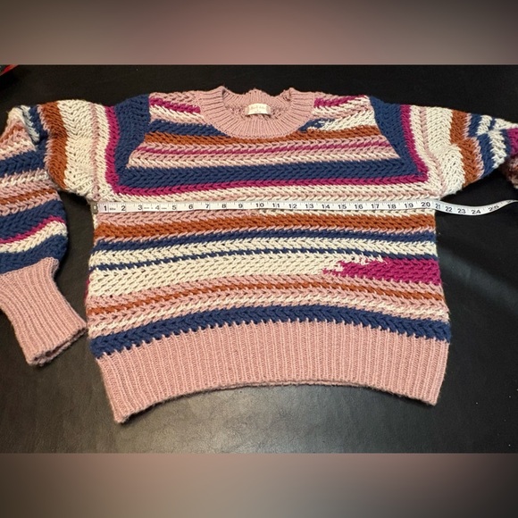 Altar'd State Multicolor Striped Sweater size Small - Picture 11 of 13